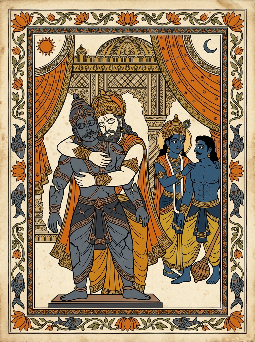 Dhritarashtra and the Iron Statue
